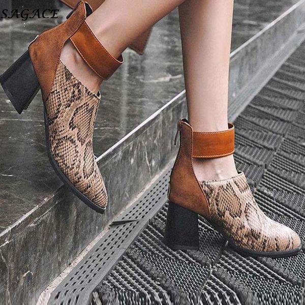 sagace 2019 new autumn boots women fashion pointed toe short ankle boots for women casual shoes woman botas feminina #4z, Black
sagace 2019 new autumn boots women fashion pointed toe short ankle boots for women casual shoes woman botas feminina #4z, Black