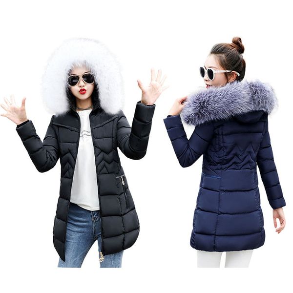 2019 autumn winter jacket women parkas for coat fashion female down jacket with a hood large faux fur collar winter coat women, Tan;black
2019 autumn winter jacket women parkas for coat fashion female down jacket with a hood large faux fur collar winter coat women, Tan;black
