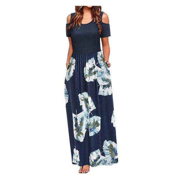 kancoold dress women's summer sundress 2020 vintage casual cold shoulder floral print elegant dress femme pocket vestidos, Black;gray
kancoold dress women's summer sundress 2020 vintage casual cold shoulder floral print elegant dress femme pocket vestidos, Black;gray
