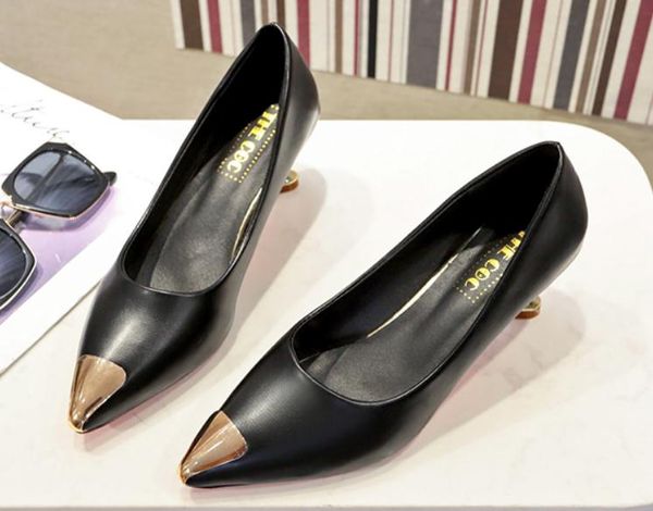women's shoes in spring and autumn high fine heel pointed end@kl392, Black
women's shoes in spring and autumn high fine heel pointed end@kl392, Black