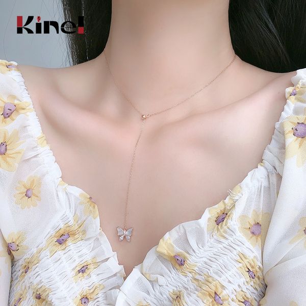 kinel rose gold 925 sterling silver cz butterfly pendant choker necklace for women good quality short jewelry selling
kinel rose gold 925 sterling silver cz butterfly pendant choker necklace for women good quality short jewelry selling