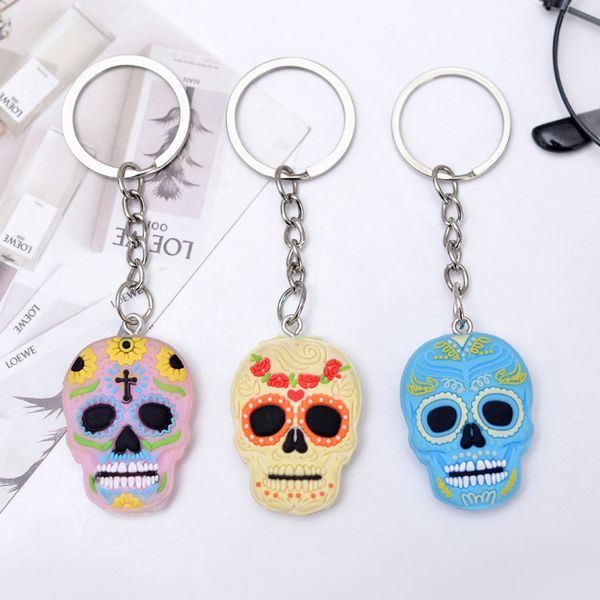skull pendant pvc soft ghost head keychain tricky promotional toys mobile phone bag pendant keychain #848
skull pendant pvc soft ghost head keychain tricky promotional toys mobile phone bag pendant keychain #848