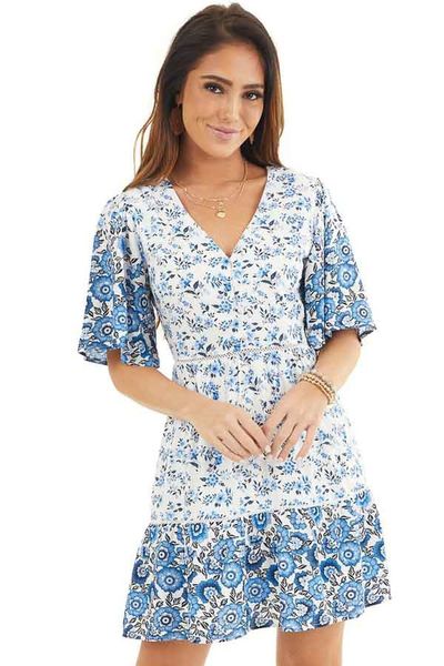 womens designer casual dress v neck flora printed lotus leaf dresses summer fashion bell sleeve female clothing, Black;gray
womens designer casual dress v neck flora printed lotus leaf dresses summer fashion bell sleeve female clothing, Black;gray