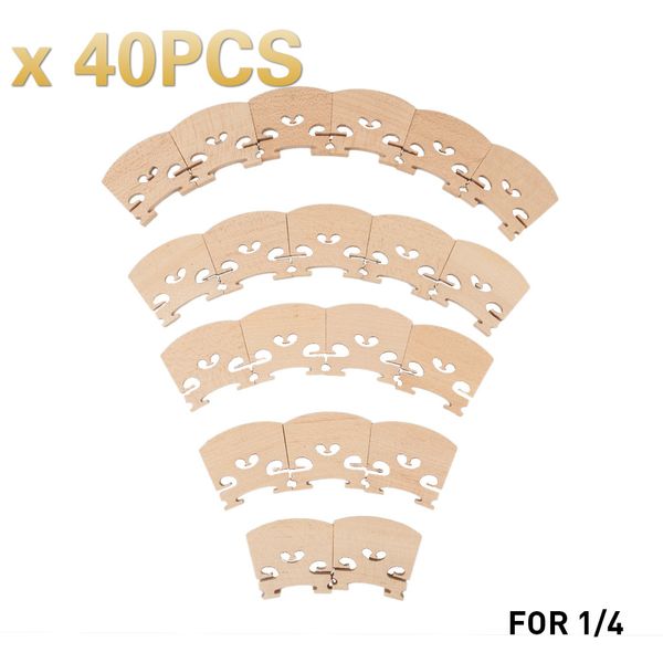 naomi 40pcs maple wood violin bridge for 1/2 violin replacement violin parts & accessories new set
naomi 40pcs maple wood violin bridge for 1/2 violin replacement violin parts & accessories new set