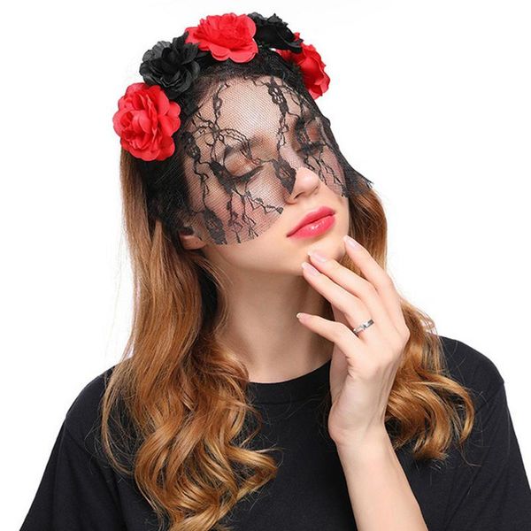women fashion rose flower lace veil christmas headband party christmas festival hair accessory women accessories
women fashion rose flower lace veil christmas headband party christmas festival hair accessory women accessories
