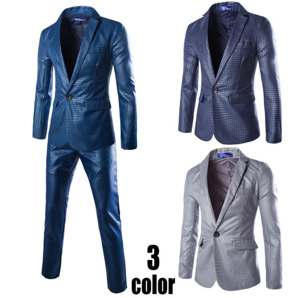 jackets+pants) 2016 new arrival single-button men suits slim fit formal business dress wedding suits blazer, White;black
jackets+pants) 2016 new arrival single-button men suits slim fit formal business dress wedding suits blazer, White;black