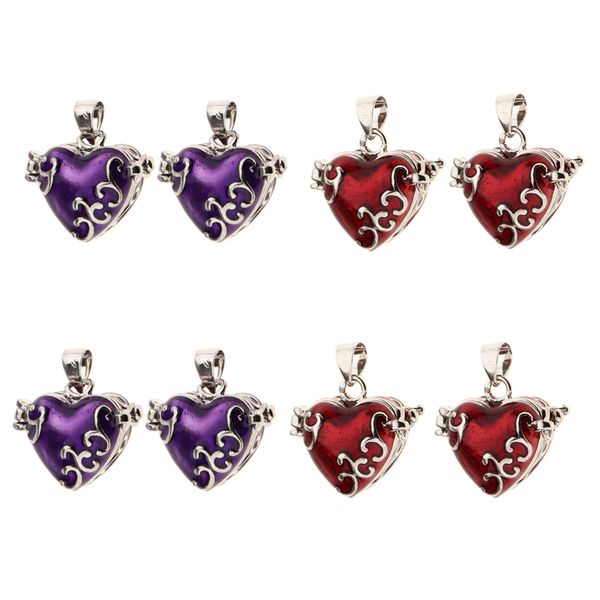 8 pieces love heart enamel openable locket cremation keepsake urn pendant, Silver
8 pieces love heart enamel openable locket cremation keepsake urn pendant, Silver