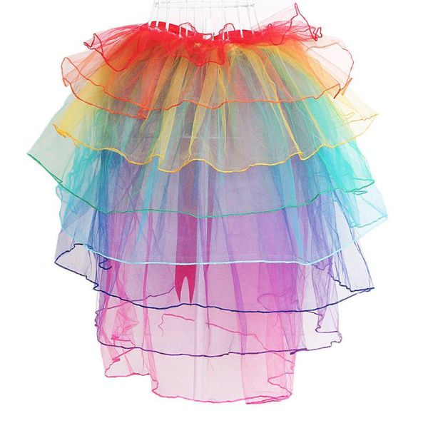 women nightclub dancing shirts show rainbow skirt lady dance wearing puff stage performance colorful skirts, Black
women nightclub dancing shirts show rainbow skirt lady dance wearing puff stage performance colorful skirts, Black