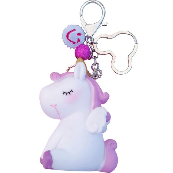 creative rainbow pvc animal unicorn shaped pendant keychain for men women bag phone car pendant key chains, Silver
creative rainbow pvc animal unicorn shaped pendant keychain for men women bag phone car pendant key chains, Silver
