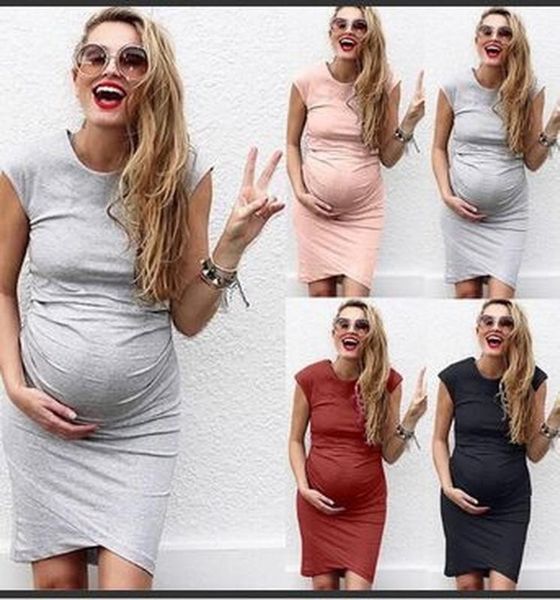 2020 maternity dress europe and the united states large size leisure slim tight skirt temperament spicy mom solid color dress, White
2020 maternity dress europe and the united states large size leisure slim tight skirt temperament spicy mom solid color dress, White