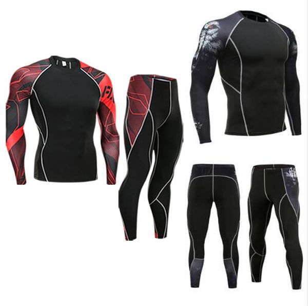 men mma compression suit fitness tracksuit clothing brand 3d printed crossfit t-shirt leggings 2pc set thermal underwear 4xl, Gray
men mma compression suit fitness tracksuit clothing brand 3d printed crossfit t-shirt leggings 2pc set thermal underwear 4xl, Gray