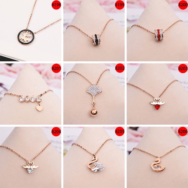 korean titanium steel necklace / pendant women's clavicle chain does not fade accessories hair accessories, Silver
korean titanium steel necklace / pendant women's clavicle chain does not fade accessories hair accessories, Silver