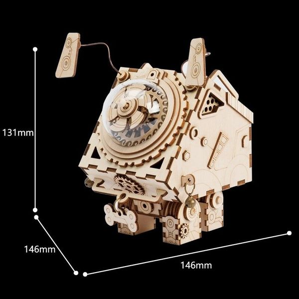 3d diy stereo robotime music box kit with mechanical clockwork assembled toy for children
3d diy stereo robotime music box kit with mechanical clockwork assembled toy for children