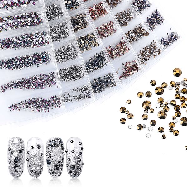 creative 1440pcs glass nail art rhinestones decoration drill flat rhinestones nail phone decor manicure supplies, Silver;gold
creative 1440pcs glass nail art rhinestones decoration drill flat rhinestones nail phone decor manicure supplies, Silver;gold
