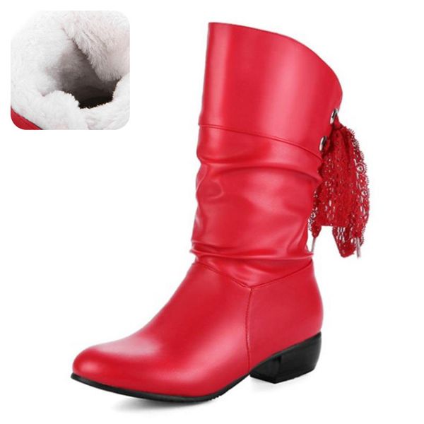 2019 taoffen size 31-47 woman boots plush fur half short boots winter shoes women fashion simple short female footwear, Black
2019 taoffen size 31-47 woman boots plush fur half short boots winter shoes women fashion simple short female footwear, Black