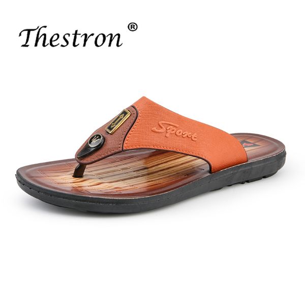 2019 male beach slippers brand summer flat flip flops men brown gold pu leather slippers indoor shower men, Black
2019 male beach slippers brand summer flat flip flops men brown gold pu leather slippers indoor shower men, Black