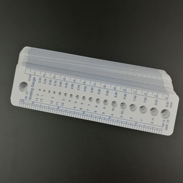 1pcs plastic sewing knitting needle gauge inch cm ruler tool (us uk canada sizes) 2-10mm costura sewing accessories tools, Black
1pcs plastic sewing knitting needle gauge inch cm ruler tool (us uk canada sizes) 2-10mm costura sewing accessories tools, Black