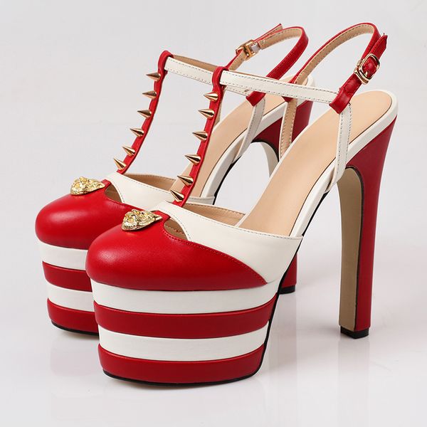 2020 brand fashion luxury designer women shoes high heels summer platform spiked gladiator sandals women striped metallic women dress shoes, Black
2020 brand fashion luxury designer women shoes high heels summer platform spiked gladiator sandals women striped metallic women dress shoes, Black