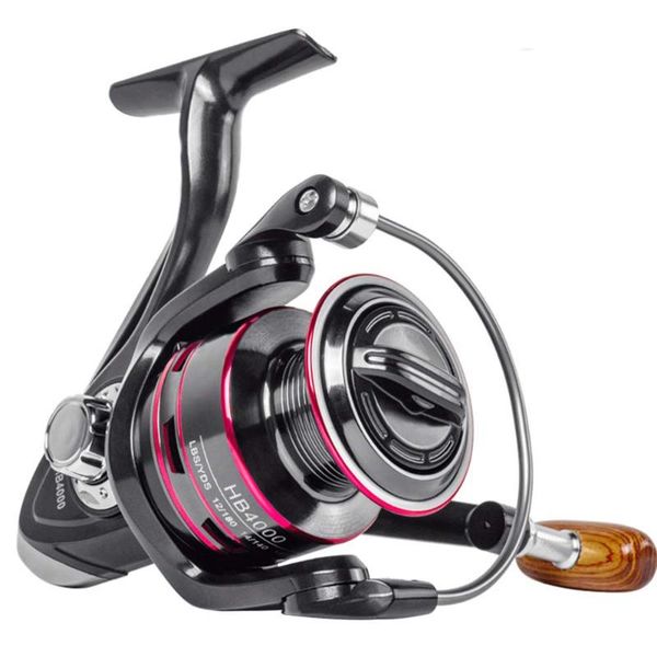 spinning fishing reel hb 500-6000 no gap metal spool reel 8kg pike black red spinning high speed fish tools
spinning fishing reel hb 500-6000 no gap metal spool reel 8kg pike black red spinning high speed fish tools