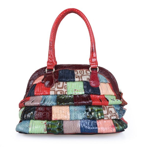 johnature fashion bag 2020 new colorful matching genuine leather women handbag leisure large capacity sheepskin totes
johnature fashion bag 2020 new colorful matching genuine leather women handbag leisure large capacity sheepskin totes