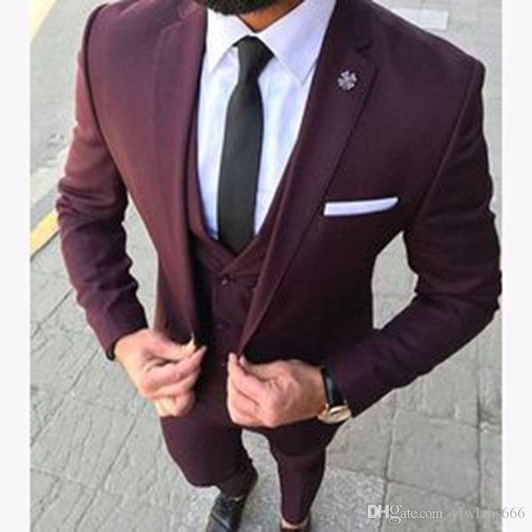 burgundy wedding tuxedos slim fit suits for men groomsmen suit three pieces prom formal suits (jacket+pants+vest+tie) 279, Black;gray
burgundy wedding tuxedos slim fit suits for men groomsmen suit three pieces prom formal suits (jacket+pants+vest+tie) 279, Black;gray