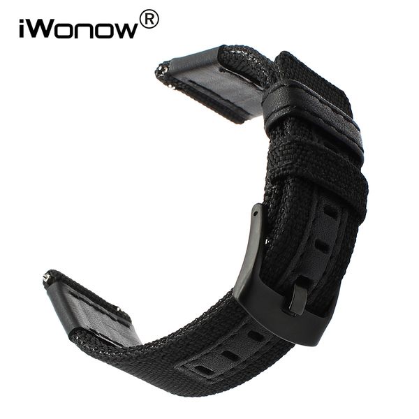 canvas nylon + genuine leather watchband 20mm 22mm 24mm universal watch band quick release strap steel clasp belt wrist bracelet, Black;brown
canvas nylon + genuine leather watchband 20mm 22mm 24mm universal watch band quick release strap steel clasp belt wrist bracelet, Black;brown