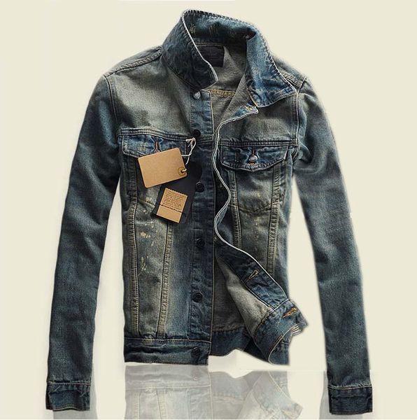 2018 men denim jacket men coats cotton jeans jacket outwear turn-down collar slim fit male coat size 3xl, Black;brown
2018 men denim jacket men coats cotton jeans jacket outwear turn-down collar slim fit male coat size 3xl, Black;brown