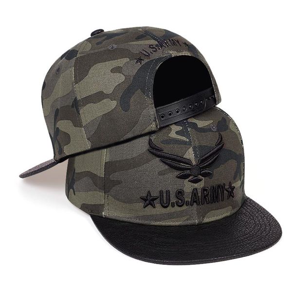 new u.s. army embroidered baseball cap hip hop snapback caps cotton adjustable men's camouflage tactical hats tide military hats mrovc, Black;white
new u.s. army embroidered baseball cap hip hop snapback caps cotton adjustable men's camouflage tactical hats tide military hats mrovc, Black;white