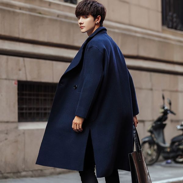 men fashion korean slim windbreakers design double breasted long coat 2020 autumn winter street business casual outerwear male, Tan;black
men fashion korean slim windbreakers design double breasted long coat 2020 autumn winter street business casual outerwear male, Tan;black