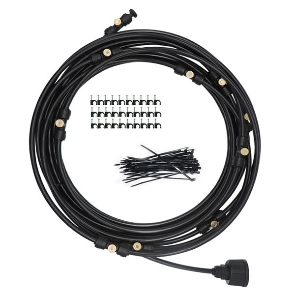 6m~18m outdoor misting cooling sprayer system kit for greenhouse garden flowers plant waterring irrigation nebulizer sprinkler
6m~18m outdoor misting cooling sprayer system kit for greenhouse garden flowers plant waterring irrigation nebulizer sprinkler