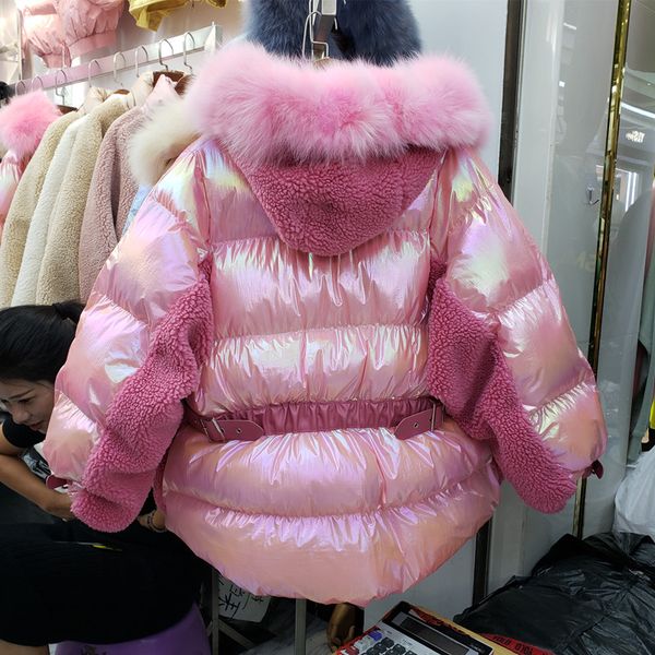 down cotton-padded jacket women 2019 new winter cotton coat lamb wool stitched loose fur collar hooded parka coat female outwear, Black
down cotton-padded jacket women 2019 new winter cotton coat lamb wool stitched loose fur collar hooded parka coat female outwear, Black