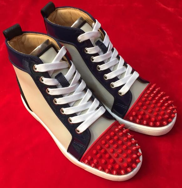 мода стиль популярные шипы кожаные кроссовки flat luxury red bottom shoes luxury дизайнер красной подошвой повседневная обувь - партия сваде, Black
мода стиль популярные шипы кожаные кроссовки flat luxury red bottom shoes luxury дизайнер красной подошвой повседневная обувь - партия сваде, Black