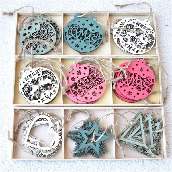 nordic christmas wooden pendant creative laser hollow christmas ball snowflake ornaments gifts 12pcs/ box
nordic christmas wooden pendant creative laser hollow christmas ball snowflake ornaments gifts 12pcs/ box