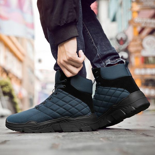 2019 winter boots men ankle snow shoes waterproof keep warm plush mens winter footwear outdoor anti-slip masculina hombre, Black
2019 winter boots men ankle snow shoes waterproof keep warm plush mens winter footwear outdoor anti-slip masculina hombre, Black