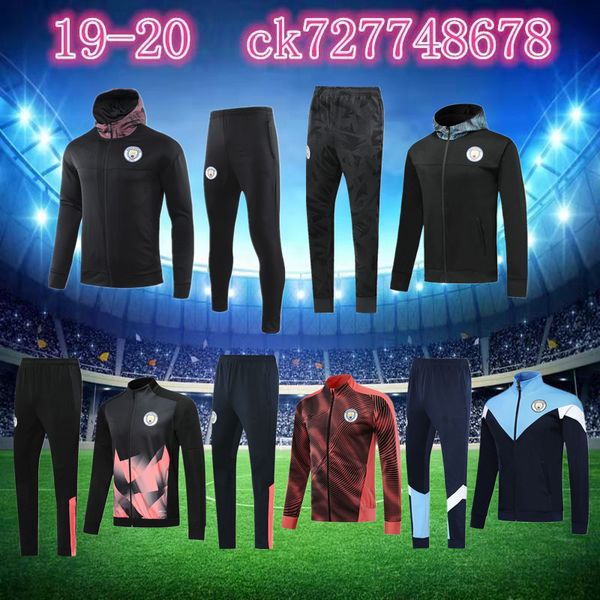 2019 2020 manchester tracksuit soccer jacket set 19-20 city kun aguero kompany de bruyne man football training jogging suit, Black
2019 2020 manchester tracksuit soccer jacket set 19-20 city kun aguero kompany de bruyne man football training jogging suit, Black