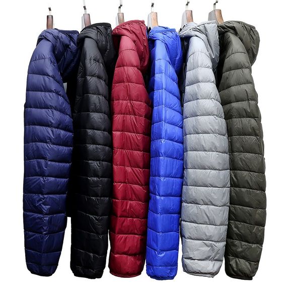 2019 winter fashion brand ultralight duck down jacket hooded packable streetwear feather coats waterproof warm men clothes, Black
2019 winter fashion brand ultralight duck down jacket hooded packable streetwear feather coats waterproof warm men clothes, Black