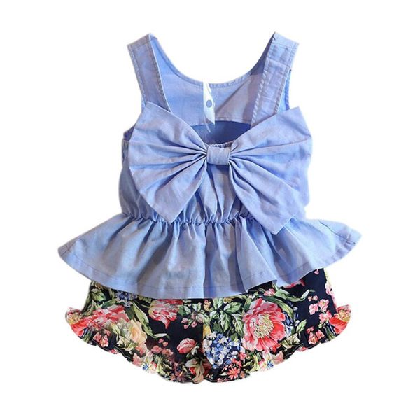 baby girls outfits clothes kids bow shirts tank +printing pants shorts baby 2 pcs clothing sets, White
baby girls outfits clothes kids bow shirts tank +printing pants shorts baby 2 pcs clothing sets, White