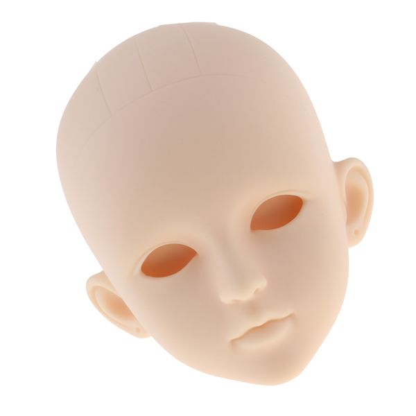 plastic female doll head sculpt without eyes for 1/4 bjd ob doll custom accs practise make up
plastic female doll head sculpt without eyes for 1/4 bjd ob doll custom accs practise make up