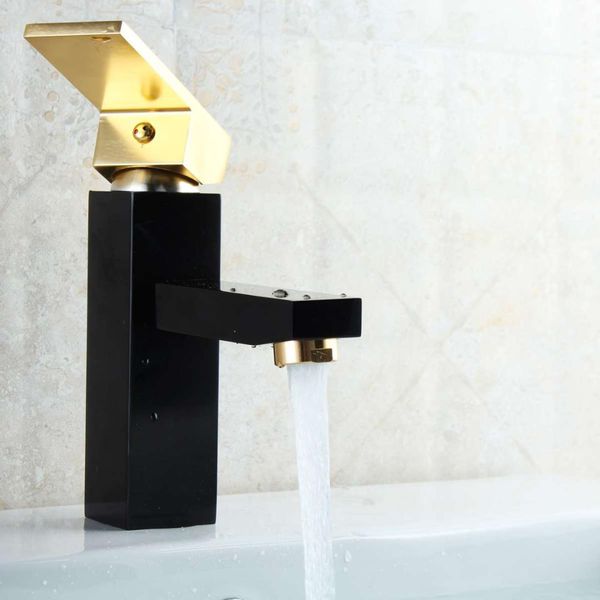 xueqin black gold-plated basin faucet single handle bathroom waterfall mixer cold and water taps deck mounted
xueqin black gold-plated basin faucet single handle bathroom waterfall mixer cold and water taps deck mounted