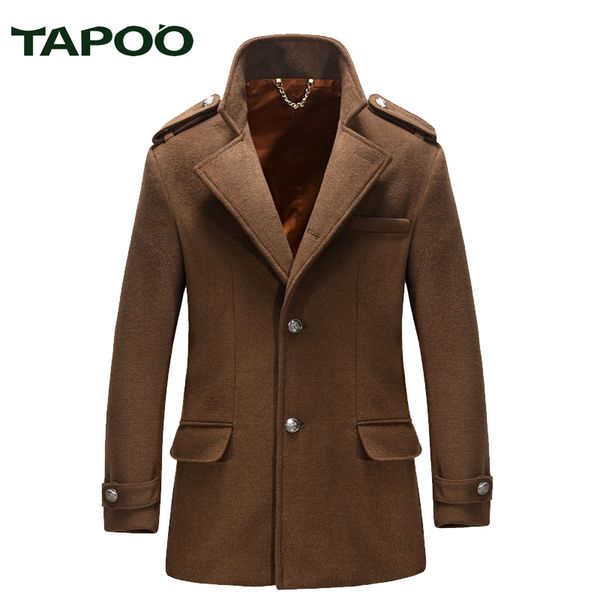 tapoo brand clothing 2017 autumn and winter men's woolen clothing collar collar men's coat windbreaker wool woolen 829, Black
tapoo brand clothing 2017 autumn and winter men's woolen clothing collar collar men's coat windbreaker wool woolen 829, Black