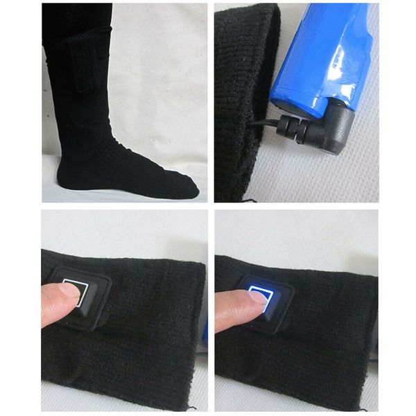 electric battery heated socks feet winter warmer heater foot shoe boot sal99, Black
electric battery heated socks feet winter warmer heater foot shoe boot sal99, Black