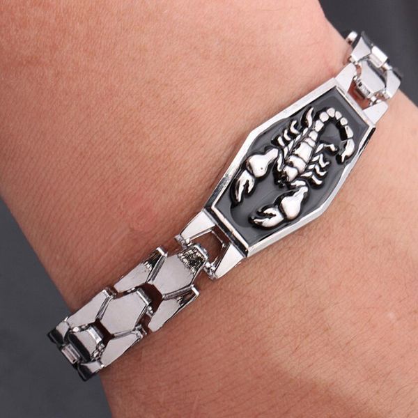 designer jewelry titanium steel bracelets punk style scorpion bangles for men fashion of shipping, Black
designer jewelry titanium steel bracelets punk style scorpion bangles for men fashion of shipping, Black