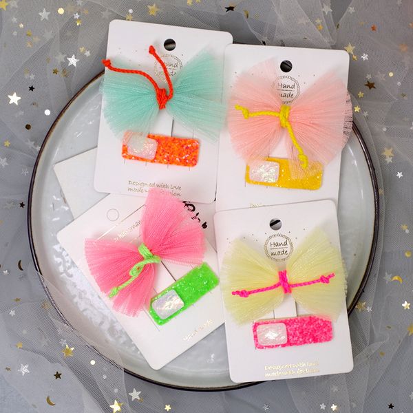 2 pcs simple cute fluorescent color yarn bow duckbill clip fashion sweet girl children glitter bb clip hair accessories, Slivery;white
2 pcs simple cute fluorescent color yarn bow duckbill clip fashion sweet girl children glitter bb clip hair accessories, Slivery;white