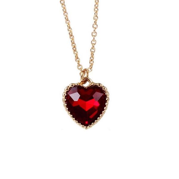 the new love / heart necklace jewelry source factory wholesale soft meng sister red glass clavicle chain, Silver
the new love / heart necklace jewelry source factory wholesale soft meng sister red glass clavicle chain, Silver