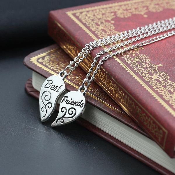 chain necklace foreign trade necklaces broken heart pendant necklace friends necklaces & pendants, Silver
chain necklace foreign trade necklaces broken heart pendant necklace friends necklaces & pendants, Silver