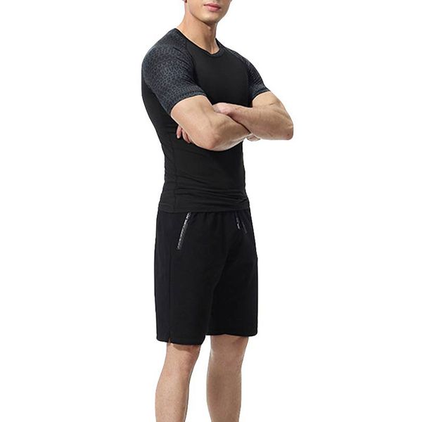 men's sets t shirts+ short pants two pieces sets casual tracksuit male 2019 casual tshirt gyms fitness trousers men mar6, Gray
men's sets t shirts+ short pants two pieces sets casual tracksuit male 2019 casual tshirt gyms fitness trousers men mar6, Gray