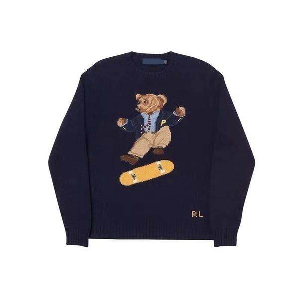 мужской роскоши дизайнер polo медведь свитер вязаный свитер skate rl классический толстовка street пара пуловер осень зима, Black
мужской роскоши дизайнер polo медведь свитер вязаный свитер skate rl классический толстовка street пара пуловер осень зима, Black