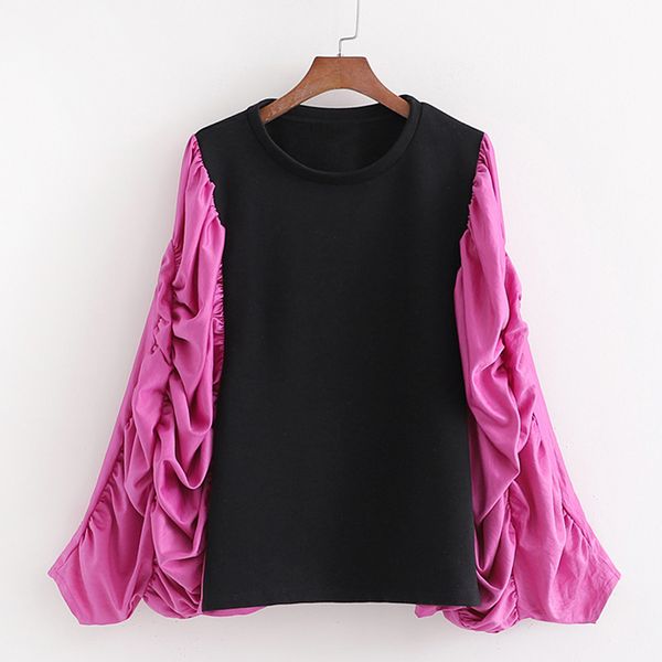 fandy lokar o neck sweatshirts women fashion patchwork sweatshirt women elegant batwing sleeve sweatshirts female ladies jc, Black
fandy lokar o neck sweatshirts women fashion patchwork sweatshirt women elegant batwing sleeve sweatshirts female ladies jc, Black
