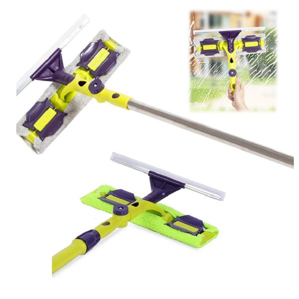 glass cleaning tool double-sided telescopic rod window cleaner squeegee wiper long handle rotating head brush silicone scrubbe
glass cleaning tool double-sided telescopic rod window cleaner squeegee wiper long handle rotating head brush silicone scrubbe