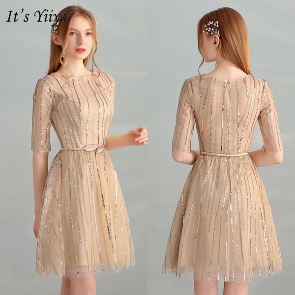 it's yiiya cocktail dress 2019 fashion o-neck half sleeve sequins dresses elegant slim party robe cocktail lx324, White;black
it's yiiya cocktail dress 2019 fashion o-neck half sleeve sequins dresses elegant slim party robe cocktail lx324, White;black